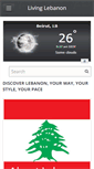 Mobile Screenshot of living-lebanon.com